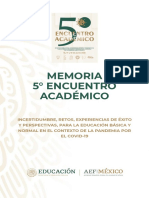 Memoria 5° Encuentro Libro