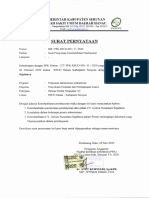 RSUD Hanau Seruyan Surat Pernyataan Keterlambatan Pembayaran