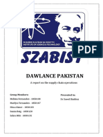 DAWLANCE PAKISTAN A Report On The Supply