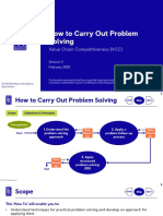 How To Carry Out Problem Solving: Value Chain Competitiveness (VCC)