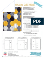 Fat Quarter Cobblestone Quilt Pattern: T P T P
