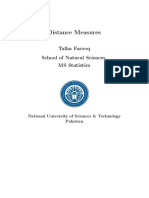 Distance Measures in Machine Learning