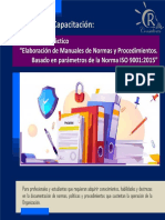 Brochure Curso Manuales Normas Procedimientos