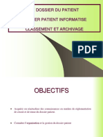 1 Dossier Patient Tenue Archivage Dpi