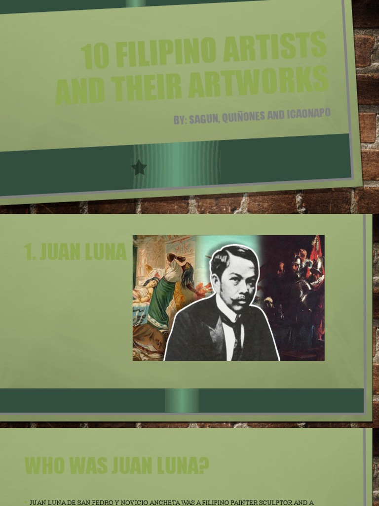 10 Filipino Artists and Their Artworks PDF Philippines Paintings