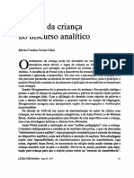 O lugar da criança no discurso psicanalítico