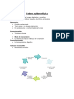 Cadena Epidemiologica Diarrea