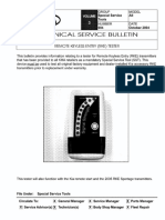 Technical Service Bulletin: Remote Keyless Entry (Rke) Tester