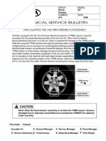 Technical Service Bulletin: Tpms Equipped Tire and Rim Assembly/Disassembly