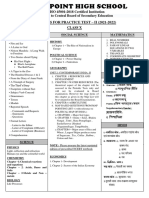 An ISO 45001:2018 Certified Institution Affiliated To Central Board of Secondary Education Syllabus For Practice Test - Ii (2021-2022) Class X