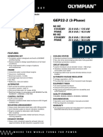 Manual de Usuario - Generador Olympian Gep22-2