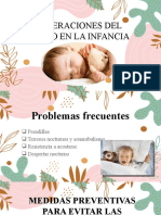 Alteraciones Del Sueño en La Infancia Terapia Infanto Juvenil Tema 7