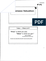 Tute 08 - Business Valuation