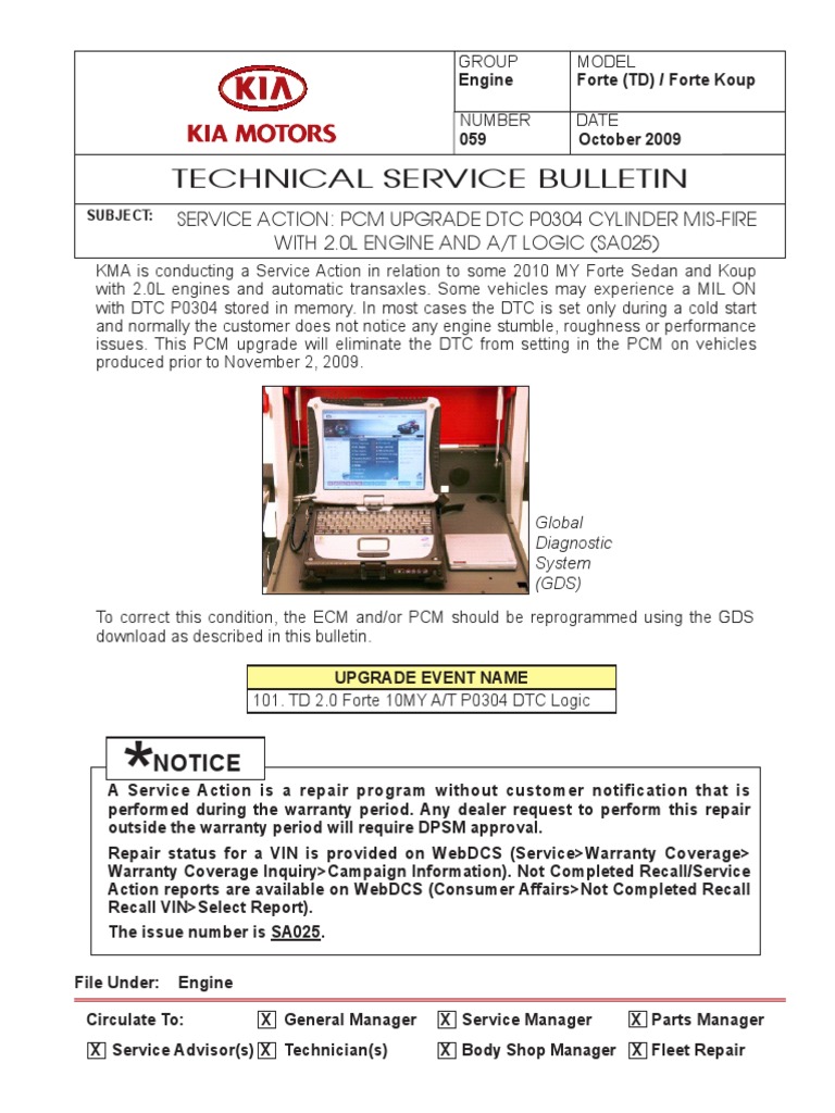 Technical Service Bulletin | PDF | Manufactured Goods | Computer Science