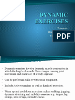 Dynamic Exersice