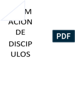 Formacion de Discipulos