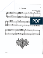 G. F. Handel  Gavotte  Blanca 52  Clase 4