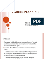Career Planning: Minu Mathew Neeraj Vijay