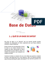 Base de Datos I ING. Silvia Vaca S