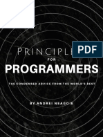 Principles For Programmers - Andrei Neagoie