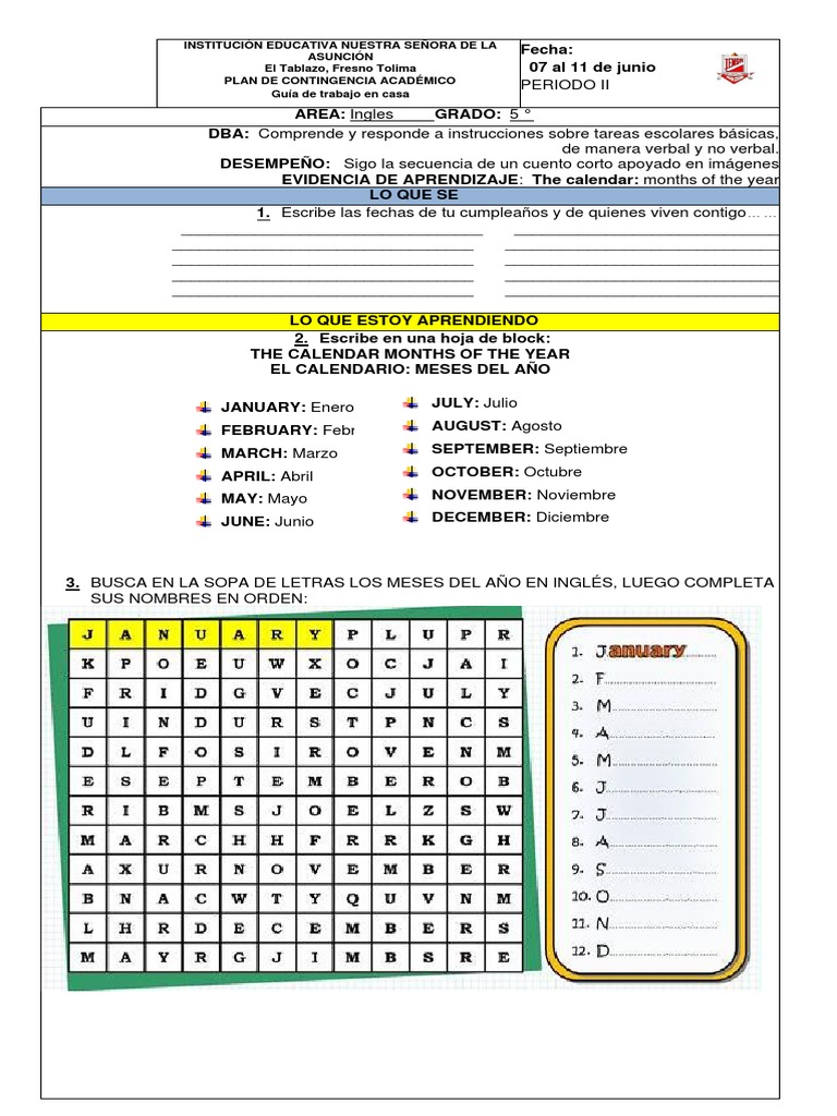 4&deg; 5&deg;the Calendar | PDF