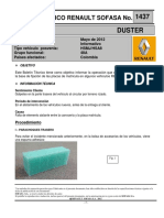 1437 Placa Matricula Duster