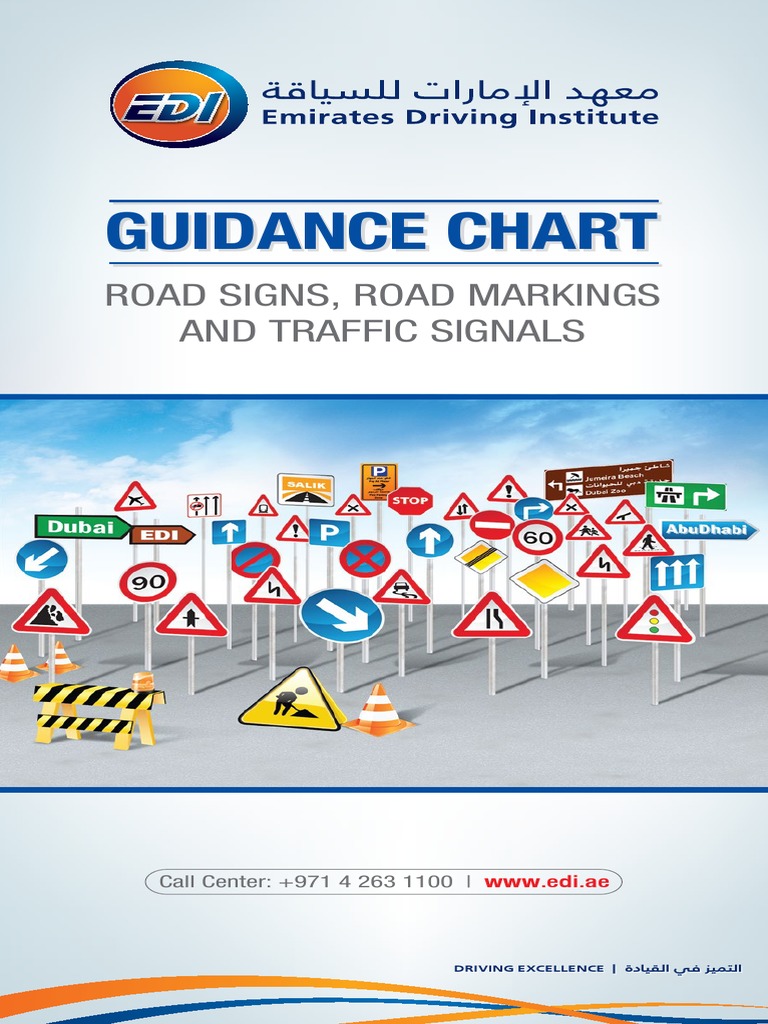 UAE Traffic Signs and Signals Guide | PDF | Traffic | Road
