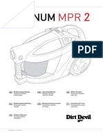 Dirt Devil Magnum MPR2 Hoover Manual Porszívó