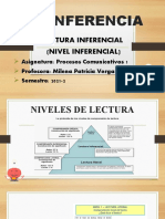 Presentación Lectura Inferencial (Nivel Inferencial)