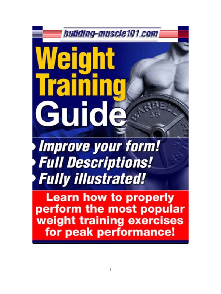 Weight Training Guide | PDF