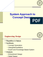System Approach To Concept Design