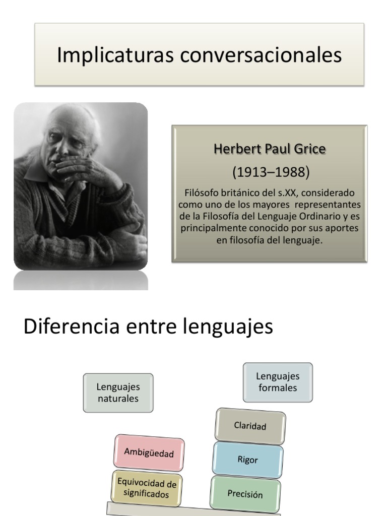 Implicaturas PDF Proposición Verdad