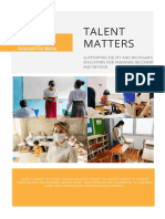 Talent Matters: Supporting Equity and Michigan'S Educators For Pandemic Recovery and Beyond