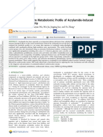 Desvendando o Perfil Metabolômico Sérico Da Toxicidade Cardiovascular Induzida Por Acrilamida