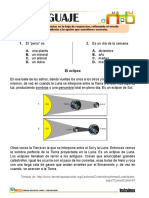 Prueba Lenguaje y Ciencias.