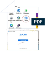 Membuka Aplikasi Zoom