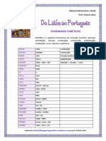 Do Latim Ao Portugues Fenomenos Foneticos (Blog9 09 10)