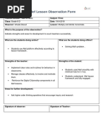 Classroom Observation Instrument PDF | PDF | Classroom | Teachers