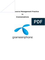 Human Resource Management Practice in Grameen Phone