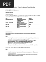 Curriculum Vitae