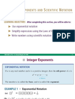 P.3 Integer Exponents and Scientific Notation
