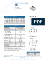 F330 Series: 3.3V Hcmos SMD Oscillator With Standby