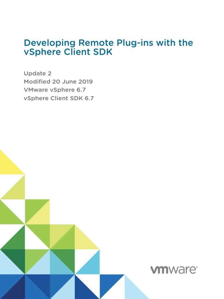 Vsphere Client SDK 672 Remote Programming Guide | PDF | Client–Server ...