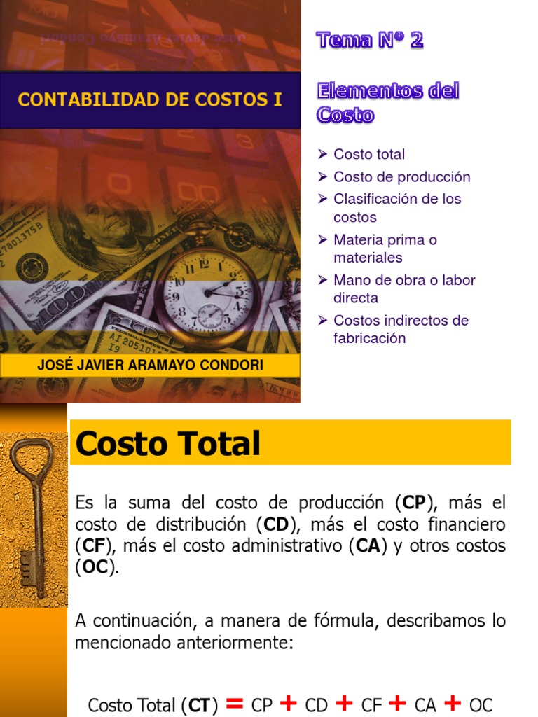 Elementos de Costos JAC | PDF | Salario | Costo