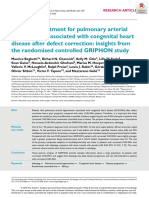 Selexipag Treatment For Pulmonary Arterial Hypertension Associated With Congenital Heart Disease After Defect Correction - Insights From The Randomised Controlled GRIPHON Study