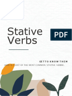 Stative Verbs: Here Is A List of The Most Common Stative Verbs!