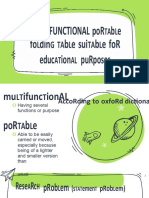 Multifunctional Por B E Fo Din B E Sui B E For Educ Ion Purposes