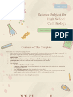 Science Subject for High School - 9th Grade_ Cell Biology by Slidesgo