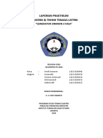 Pe2006 Laporan Praktikum Konversi & Tenaga Listrik - Generator 3 Fasa