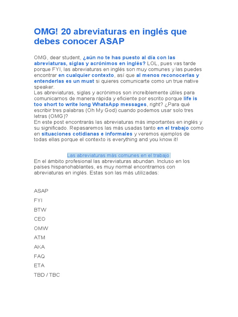 Abreviaturas en Ingles PDF de nueva era Bbc